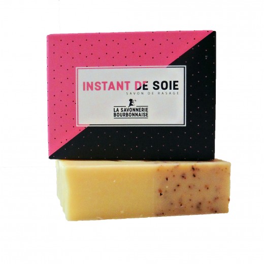 Instant de Soie - savon de rasage féminin 2 en 1