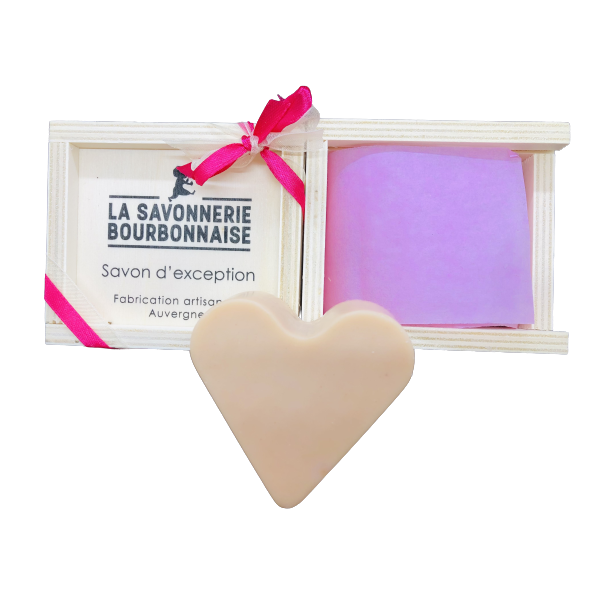 COEUR ROSE à la rose