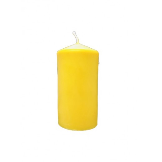 Bougie cire d'abeille bio - modèle grand pilier