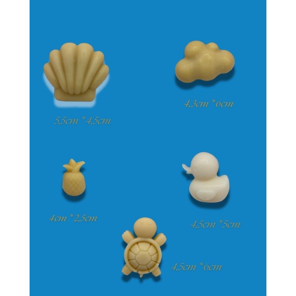 savon rigolo - diverses formes